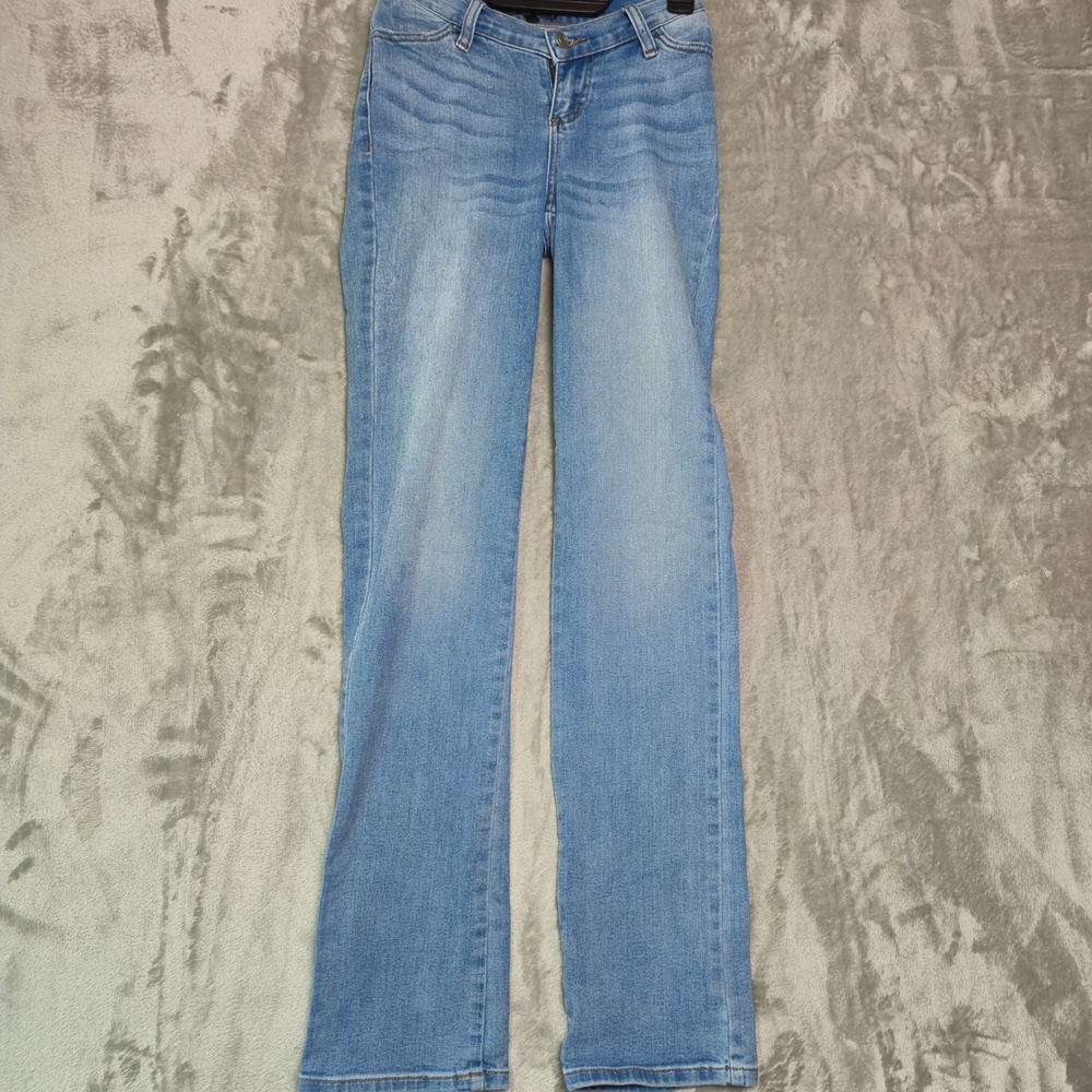 Fashion Nova Womens Size 0 Light Wash Bootcut Jeans ZDVW88 High Rise Stretch